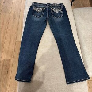 Miss Me Dark Blue Boot Cut Jeans